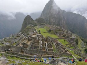 View of Machu Picchu from watchhouse