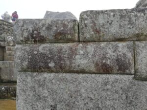 Wall of Machu Picchu ruins