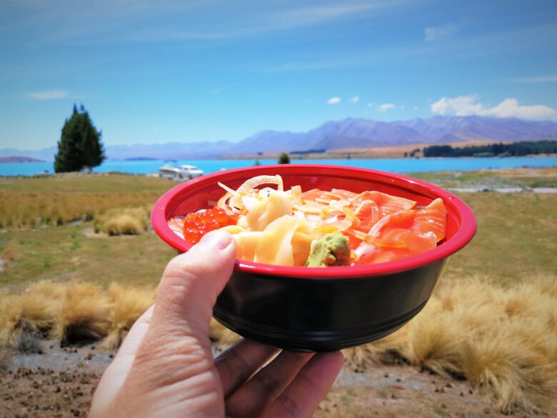 Tekapo salmon rice bowl