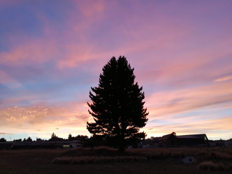 Tekapo Lake sunset