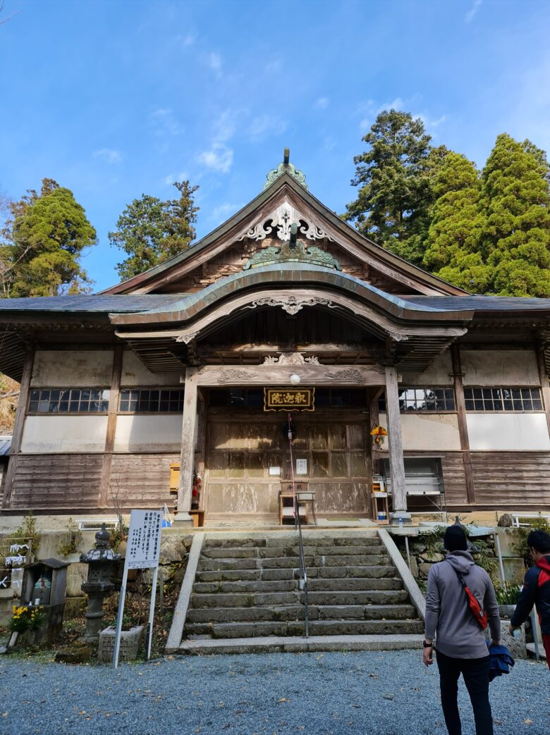 日本一の石段　頂上の写真