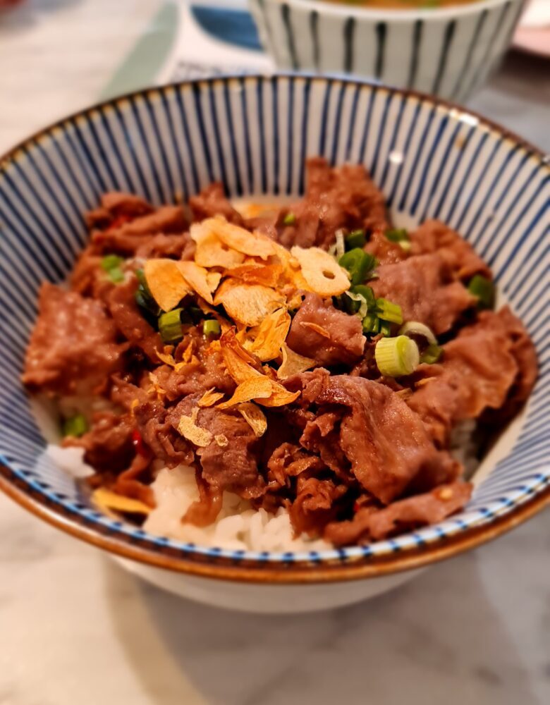 Ox tongue rice