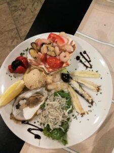 Seafood platter