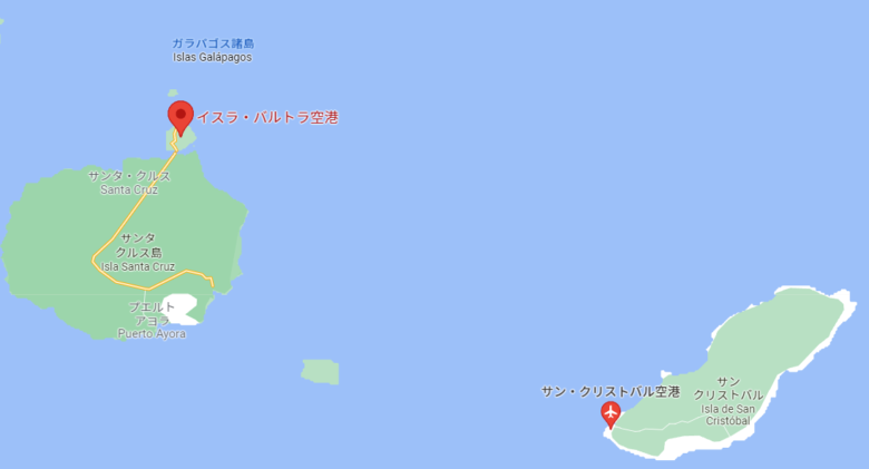 ガラパゴス諸島の場所