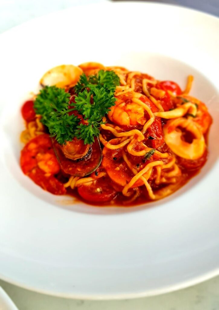 Seafood spaghetti