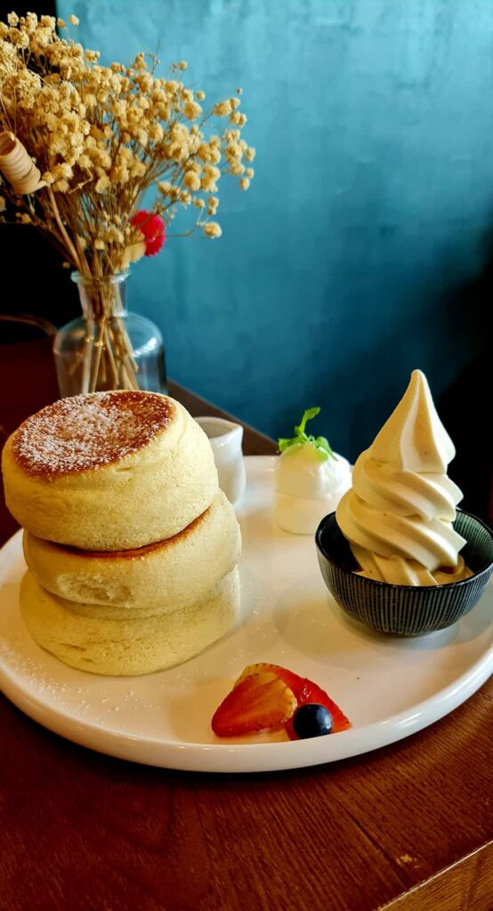 Soft cloud Souffle pancake