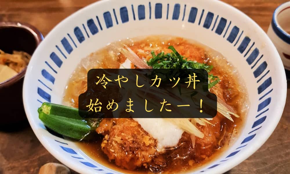 冷やしカツ丼